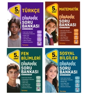 TUDEM YAYINLARI 5.SINIF DİNAMİK TÜRKÇE - MATEMATİK - FEN BİLİMLERİ - SOSYAL BİLGİLER SORU BANKASI