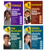 TUDEM YAYINLARI 5.SINIF DİNAMİK TÜRKÇE - MATEMATİK - FEN BİLİMLERİ - SOSYAL BİLGİLER SORU BANKASI