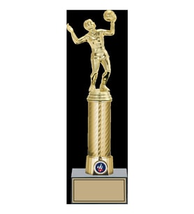 ODAK KUPA - Figürlü Kupalar - Voleybol Kadın Figürlü Kupalar FG-008 B - 32 cm