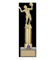 ODAK KUPA - Figürlü Kupalar - Voleybol Kadın Figürlü Kupalar FG-008 B - 32 cm