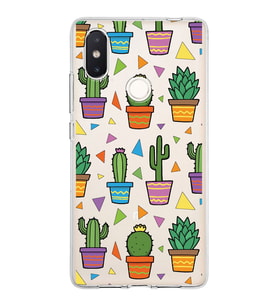 PrintiFy Xiaomi Mi 8 SE ile Uyumlu 1mm Slim Fit Water Color 4 Baskılı Şeffaf  Kılıf