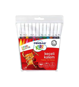 Pensan Keçeli Boya Kalemi 12 Renk
