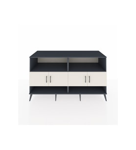 Kronos Konsol 4 Raflı 4 Kapaklı 176x59x99 Antrasit-Aytaşı/Çam