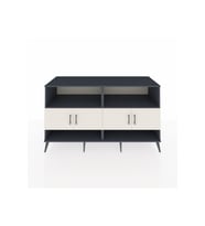 Kronos Konsol 4 Raflı 4 Kapaklı 176x59x99 Antrasit-Aytaşı/Çam
