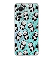 Xiaomi Mi 12 Lite Uyumlu Kapak Panda Tasarımlı Şeffaf  Silikon Kılıf