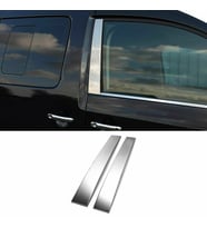 VW Caddy Krom Cam Direği 2 Prç 2003-2014 Paslanmaz Çelik