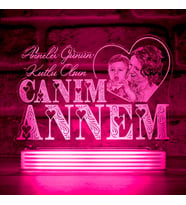 Kişiye Özel Anneler Günü Hediyesi, Canım Annem 3D Lamba (Pembe)