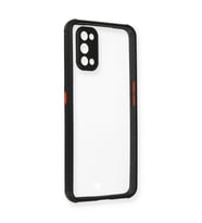 Realme 7 Pro Kılıf Miami Şeffaf Silikon - Siyah