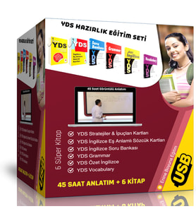 YDS Hazırlık Eğitim Seti (6 Süper Kitap + 45 Saat Anlatım)