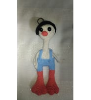 Sevimli Ördek Anahtarlık Amigurumi Organik Oyuncak