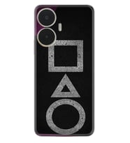 Realme C55 Kılıf Silikon Desen Özel Seri Game Begin 1799