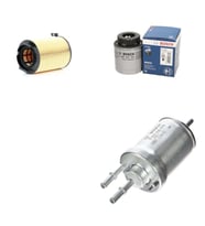 Bosch Filtre Bakım Seti Volkswagen Eos 1.4 TSI Benzinli 2009-2010 Hava + Yağ f. + Yakıt Filtre Bosch