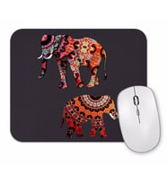 Elefantes Wintage Filler 2 Mouse Pad