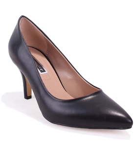 Dagoster DZA07-388412 Siyah Stiletto Topuklu Kadın Ayakkabı