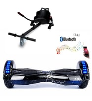 CityMate Smart Balance Elektrikli Kaykay Hoverboard 8.5inch + Hoverkart Set Akıllı Denge Ledli Bluetooth D02