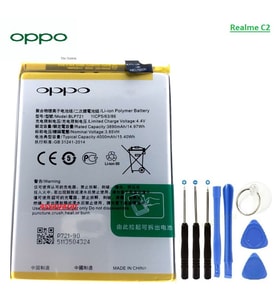 Oppo Realme C2 Pil Batarya BLP721 + Tamir Seti