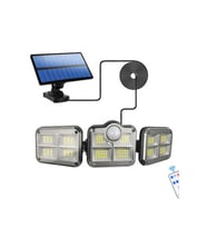 HANGAST Solar Güneş Enerjili 122 Ledli Hareket Sensörlü Bahçe Aydınlatma Sokak Lambası Solar