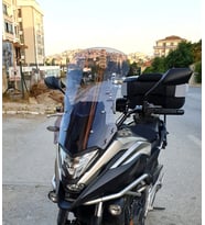 MOTOCAM Honda NC 700 750 X Ön Cam 2021-2024 Model 59cm Füme Renkli 4mm UZUN