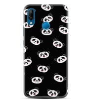 Huawei P20 Lite Mate 10 20 Lite Pro P40 Lite KılıfDesemli Silikon Panda Suratları 1773