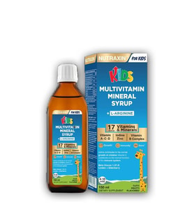Nutraxin KIDS Multivitamin Mineral + L Argine Syrup 150ml