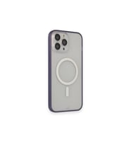 Apple İphone 14 Pro Max Kılıf Grand Magneticsafe Kapak - Mor