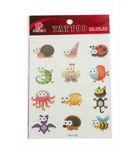 Hayvancık Tattoo Dövme Sticker (Beyaz)