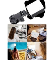 Şarjlı 100 LED Video Işığı, Tripod ve Mandallı, Dimmer Ayarlı