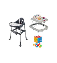 4KİDS Pratik Bebek Mama Sandalyesi Bebek Yürüteci Müzikli Işıklı Yürüteç Örümcek Bultak Hediyeli