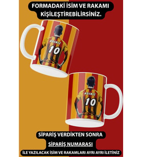 Tekli Adam Kupa Kişiye Özel Taraftar Baskılı Hediye Kupa Kahve Bardak Mug