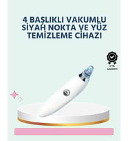 Cilt Dostu Vakumlu Siyah Nokta Temizleyici – Siyah Nokta, Yağ ve Makyaj Kalıntılarına Karşı