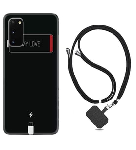 Samsung A02S A03S A10 A12 A13 A21S A22 Kılıf Boyun Askılı Silikon My Love 1402
