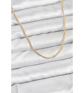 CM 14K Gold Renk Halka Model 60 cm Kadın Kolye 5886