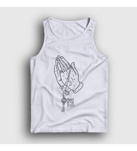 Presmono Unisex Beyaz Pray Panic! at the Disco Atlet 73139tt (Beyaz)