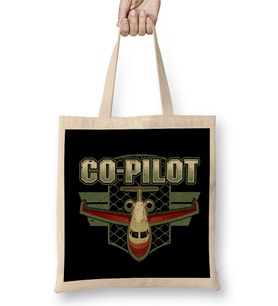 Aviation Airplane Flying Airline Co-Pilot Pilot Bez Çanta Uzun Saplı