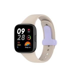 Mey İthalat® Redmi Watch 3 Origin Silikon Kordon - Bej