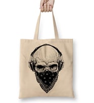 Skull Branca Feminina e Masculina Bez Çanta Uzun Saplı