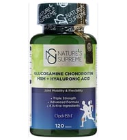 Nature's Supreme Glucosamine Chondroitin MSM + Hyaluronic Acid 120 Tablet