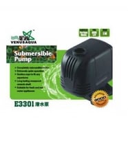 VENUSAQUA E3301 Akvaryum Kafa Motoru 600 L/saat, Sessiz 5W Enerji Tasarruflu Sump Pompası