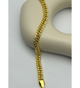 22K Altın Kaplama Zincir Bileklik - 25-22k122 (Gold)