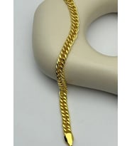 22K Altın Kaplama Zincir Bileklik - 25-22k122 (Gold)
