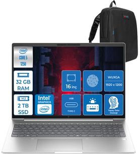 Elitebook 660 G11 Ultra5 125U 32GB Ddr5 2tb SSD 16"' Fhd Wuxga Windows 11 Pro Taşınabilir Bilgisayar H9C005EAP010 + Zettaçanta