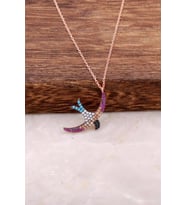Martı Tasarım Rose Gümüş Kolye 4078