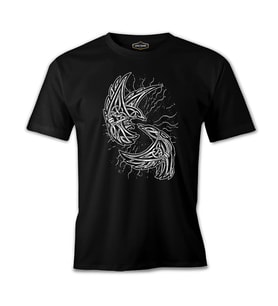 Raven Birds with Viking Knots Siyah Erkek Tshirt