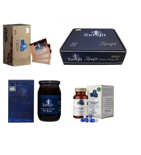 Zerofit Kahve + Zerofit Sandaloz Kapsül+ Zerofit Nar Ekşili Macun + Zerofit Çay 4'lü Set