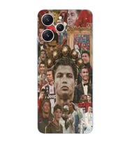 Xiaomi Redmi 12 Uyumlu Uyumlu Cristiano Ronaldo Tasarımlı Şeffaf Telefon Kılıfı