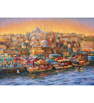Nova 1000 Parça İstanbul Eminönü Balıkçıları Puzzle - Nikolay Sivenkov