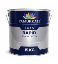 Pamukkale 1470 Rapid Endüstriyel Boya 50 Gloss 15 Kg Antrasit Gri Ral 7016