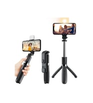 L02s Bluetooth Işıklı Tripod Selfie Çubuğu, Pratik ve Şık Tasarım