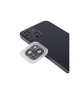 Apple iPhone 13 Uyumlu Zore CL-08 Kamera Lens Koruyucu (Mavi)