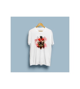 Oversize Street Fighter 5 tasarım unisex T-shirt